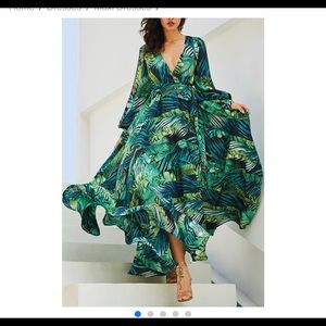 Tropical Romper/Maxi Dress